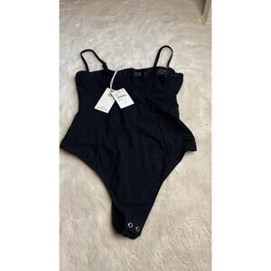 CORSET DEMI BODYSUIT black by GOOD AMERICAN